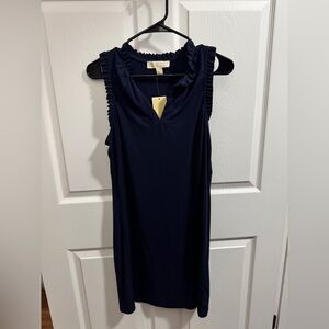 Michael Kohrs Navy Sleeveless Dress